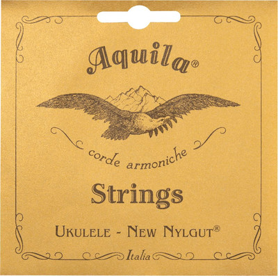 Aquila 5U Aquila Sopran-Ukulele Satz, Tiefe G-Stimmung 5U, New Nylgut,Key of C, 