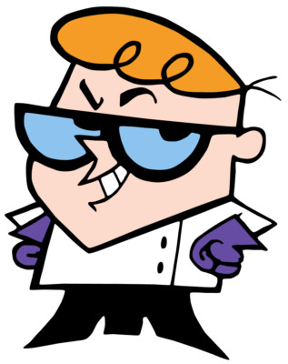 Dexters laboratory sticker cartoon network 90s weatherproof  bumper vinyl decal