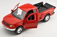 Blitz Versand Ford F-150 1999 Pick Up Rot / Red Welly Modell Auto 1:24 Neu Box