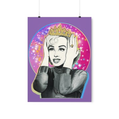 Marilyn Monroe Gentlemen Prefer Blondes Original Unique Fan Artwork Poster Print
