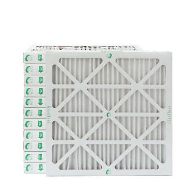 Glasfloss ZL 16x16x2 MERV 10 (FPR 7) Pleated HVAC Air Filters. Case of 12