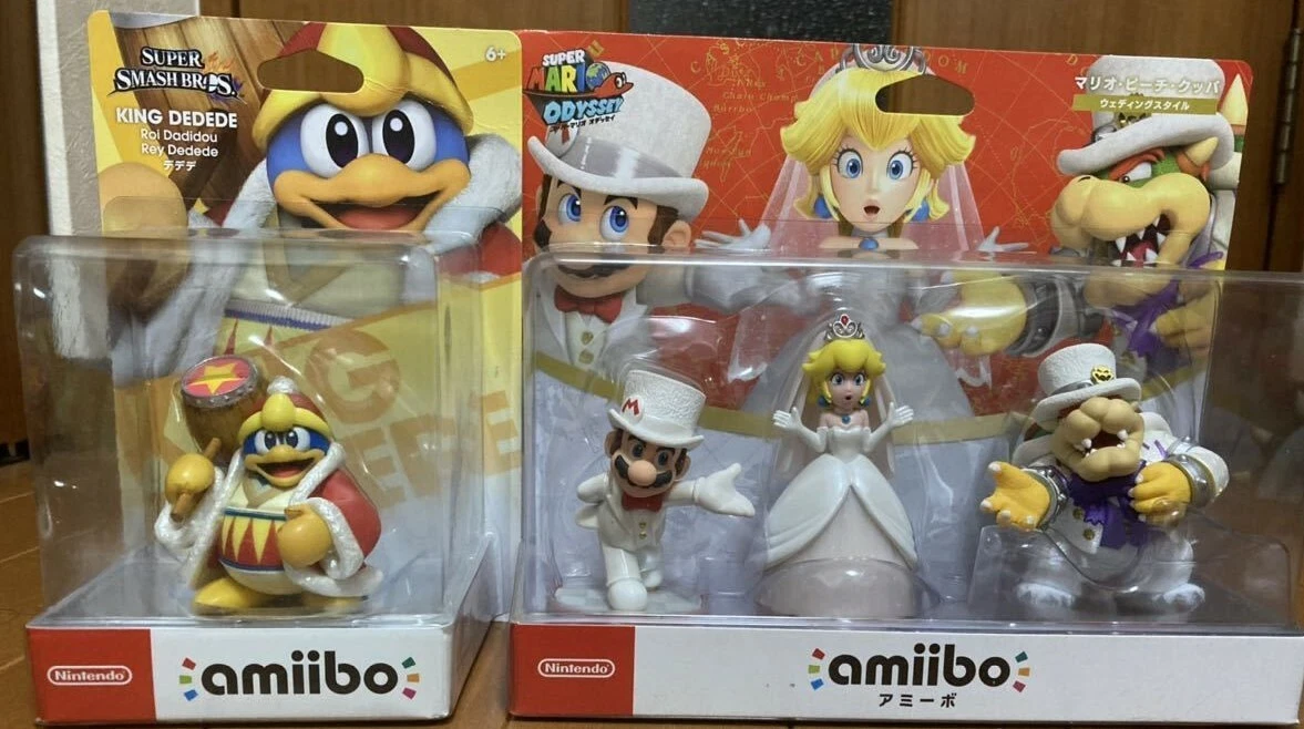 Nintendo Amiibo Super Mario Odyssey Triple Wedding Set Mario / Peach /