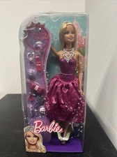Barbie gets ready for the ball with a Tiara ring For you  T3496 Damaged BOX