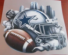 Dallas Cowboys 8" DTF Heat Transfer Iron On FREE Shipping      (A25)