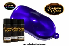 Kustom Canz BLUE GRAPE BASE PEARLZ 12 oz AEROSOL CAN KIT Custom Paint, HOK,