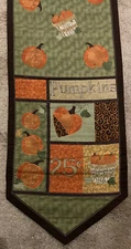 Pumpkins Autumn cloth Table Runner 13" x 72" 