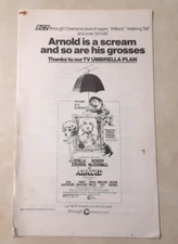 Arnold 1973 Movie Pressbook Press Kit Vintage Horror Cult Vinegar Syndrome READ