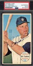 Bill Freehan PSA DNA Coa Signed 1964 Topps Giants Autograph