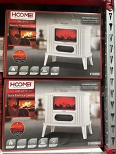 Stufa Elettrica Effetto Reale Camino Termo Caminetto Elettrico Hoomei HM-8970