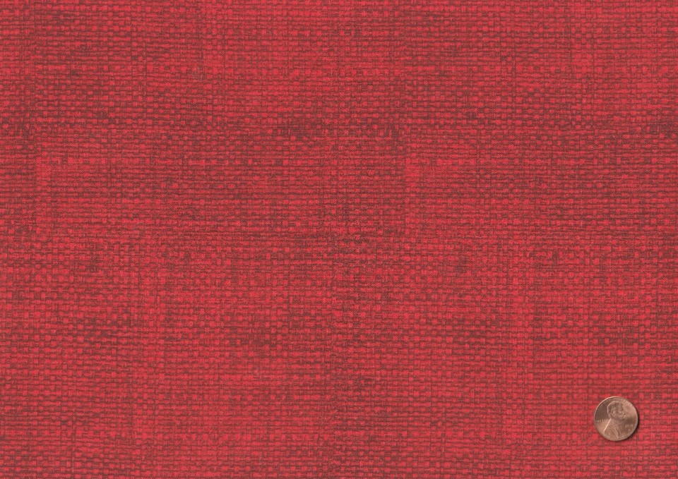 Jelly Roll (20) 2 1/2" Strips Red, Ruby 100 Cotton Fabric 5 Prints