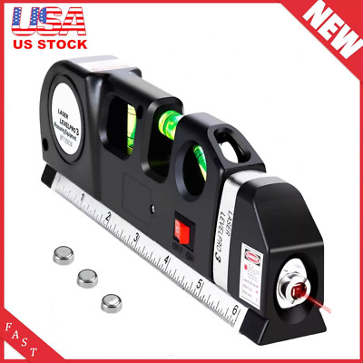 Laser Level Line Tool Multipurpose Laser Level Kit Standard Cross Line Laser USA