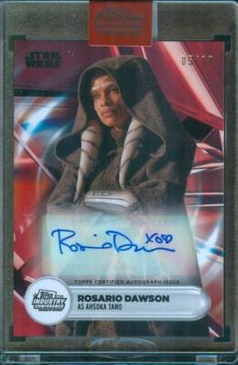 2024 Topps Industry Conference Star Wars ROSARIO DAWSON Ahsoka Tano AUTO #5/10