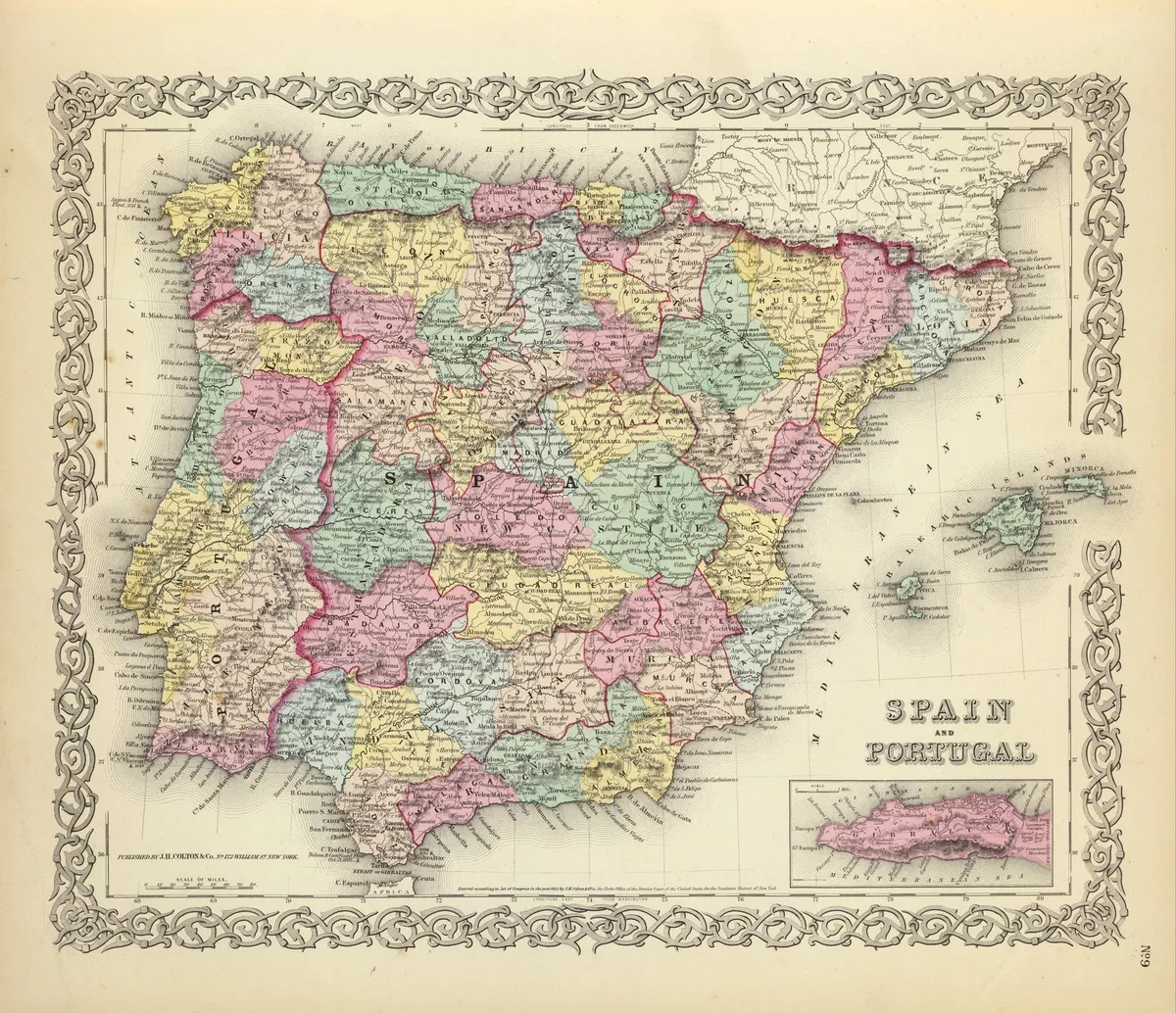 Maps of Portugal, Detailed map of Portugal in English