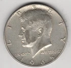 1965 P KENNEDY HALF DOLLAR SILVER .400 UNITED STATES OF AMERICA FIFTY CENTS .50¢