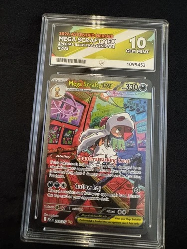 Mega Scrafty EX #285/217 SIR - 2026 Ascended Heroes ACE 10
