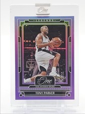 TONY PARKER 2024-25 PANINI ONE AND ONE LEGENDS PURPLE SPURS #175 /25 Q6846