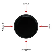 ESP32-C3 1.28" Round Display Development Board LCD Touch Screen Wifi Bluetooth