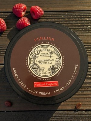 Perlier Caribbean Vanilla Body Cream VANILLA & RASPBERRY 6.7oz New SEALED
