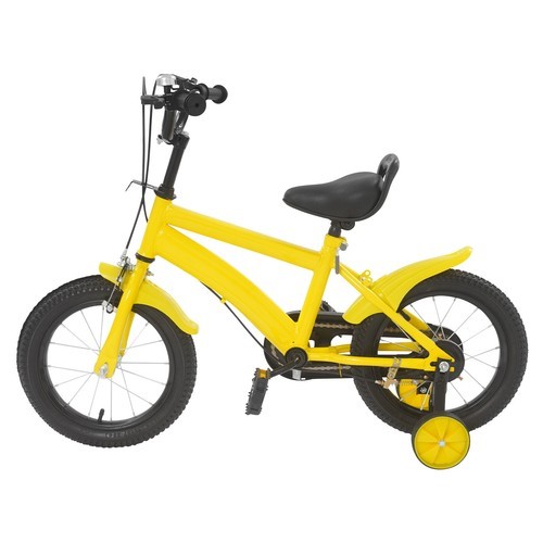 14'' Kids Bicycle with Adjustable Seat, Training Wheels & Durable Build