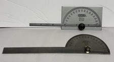 vintage Craftsman No. 4010 protractor & General No. 18 Protractor Made In USA