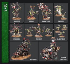 Warhammer 40k Armageddon: ORK Army Half of Launch Box - New on Sprue 