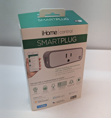 iHome iSP6X Wi-fi Smart Plug Plastic White 120 V Intelligent Home Solutions