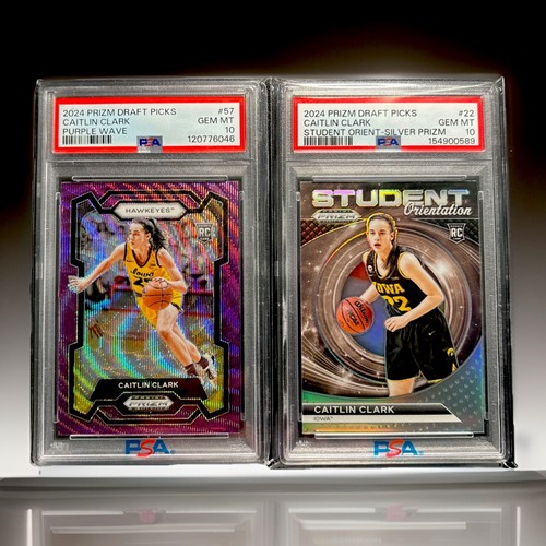 Caitlin Clark - Rookie PSA 10 Lot (2)