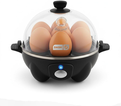 Electric Rapid Egg Cooker for Hard Boiled/Poached/Scrambled Eggs  7 Egg Capacity