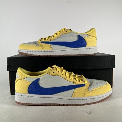 Size 9.5 - Travis Scott x Air Jordan 1 Retro OG SP Low Canary W
