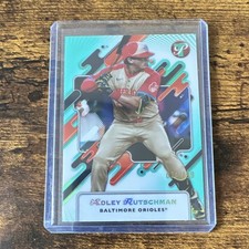 Adley Rutschman 2025 Topps Pristine #291 - Aqua Refractor Parallel /199