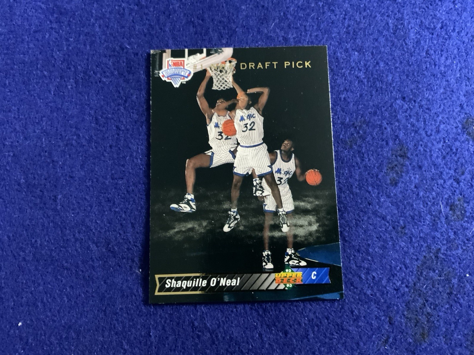 Shaquille O'Neal 1992-93 Upper Deck Rookie Card RC Orlando Magic #1 E36