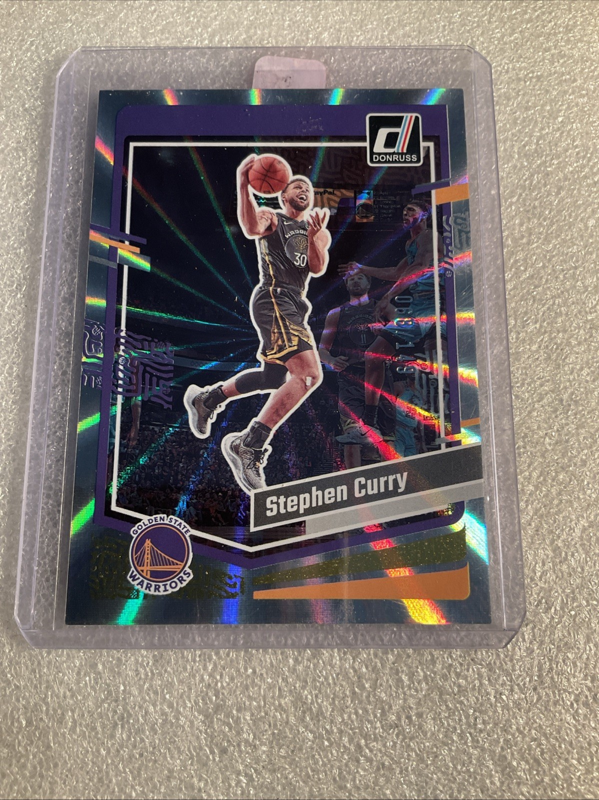 📈Stephen Curry 2023-24 Panini Donruss Basketball #65 Holo Laser SP 68/149