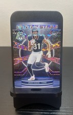 2025 Panini Mosaic Center Stage Jayden Higgins #9 Purple Prizm Rookie /49 Texans
