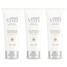Vivo Per Lei Dead Sea Anti Aging Night Cream - 3 pack