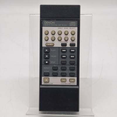 Denon Remote Control (RC-202) Schwarz/Silber | für Denon DCD-1500 | Zustand GUT!