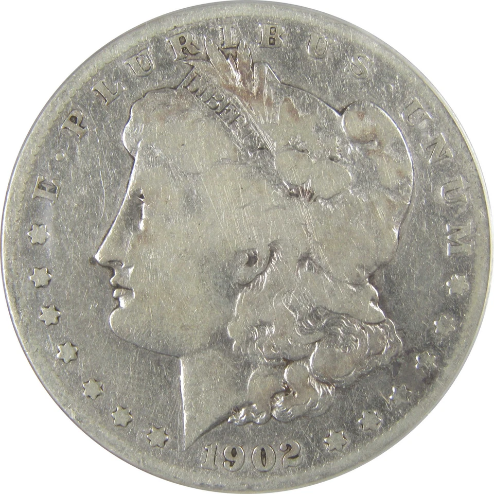 1902 S Morgan Dollar G 6 Details ANACS Silver $1 Coin SKU:I21659 - Image 3 of 4