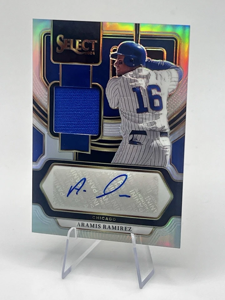 2024 Panini Select Béisbol - Aramis Ramírez Plata Prizm Parche Automático/49 - Cachorros Foto 2 de 4