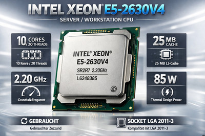 Intel Xeon E5-2630V4 | 2.20 GHz Server Workstation SR2R7 CPU Prozessor Pc Teil
