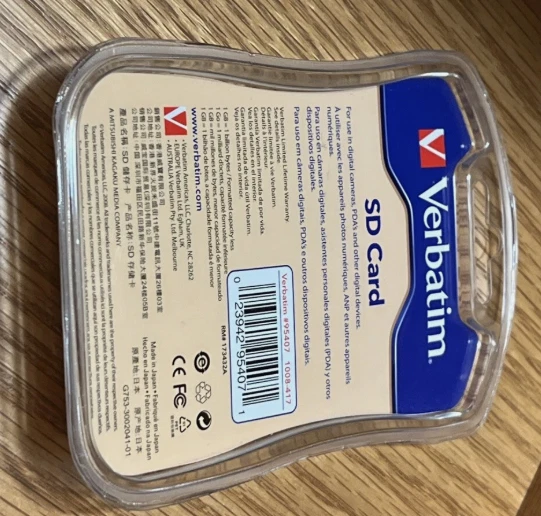 Verbatim 2GB Secure Digital Memory Card (K12) - Image 3 of 4