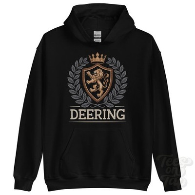 HIRSCH FANTASY WAPPEN HOODIE Neuheit Parodie Familienname Wappen