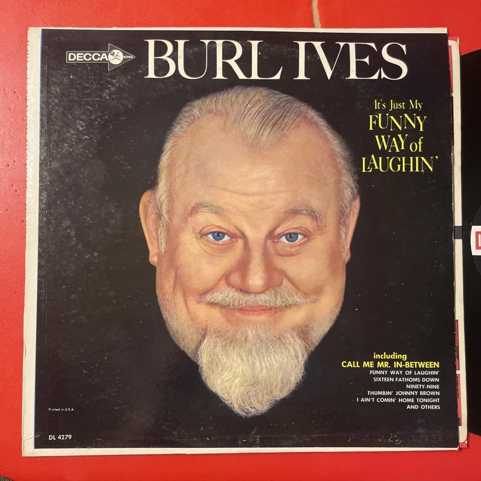 Пластинка долгоиграющая Burl Ives It's Just My Funny Way Of Laughin' Decca Mono + Inner Folk EX!!!! - Изображение 2 из 4