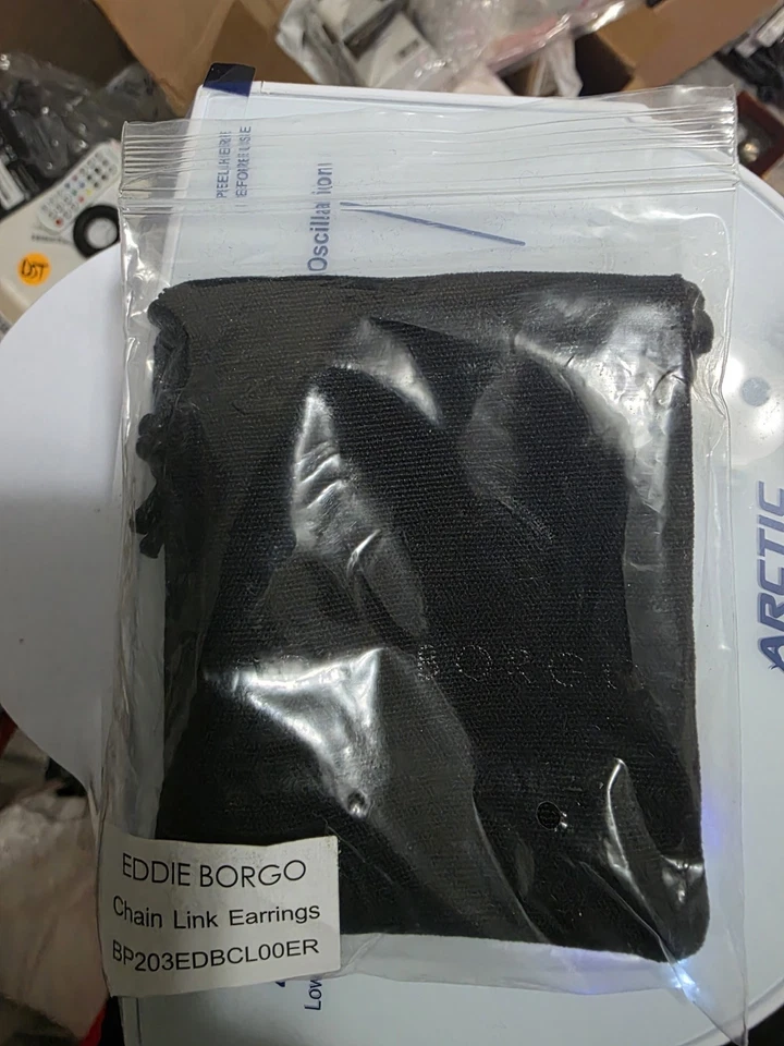 Eddie Borgo Supra Link 12k Gold Vermeil Chain Drop Dangle Earrings NEW MRP $250 - Image 4 of 4