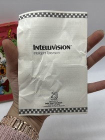 Diner (Intellivision, 1987) Burgertime Sequel Game Box and Manual