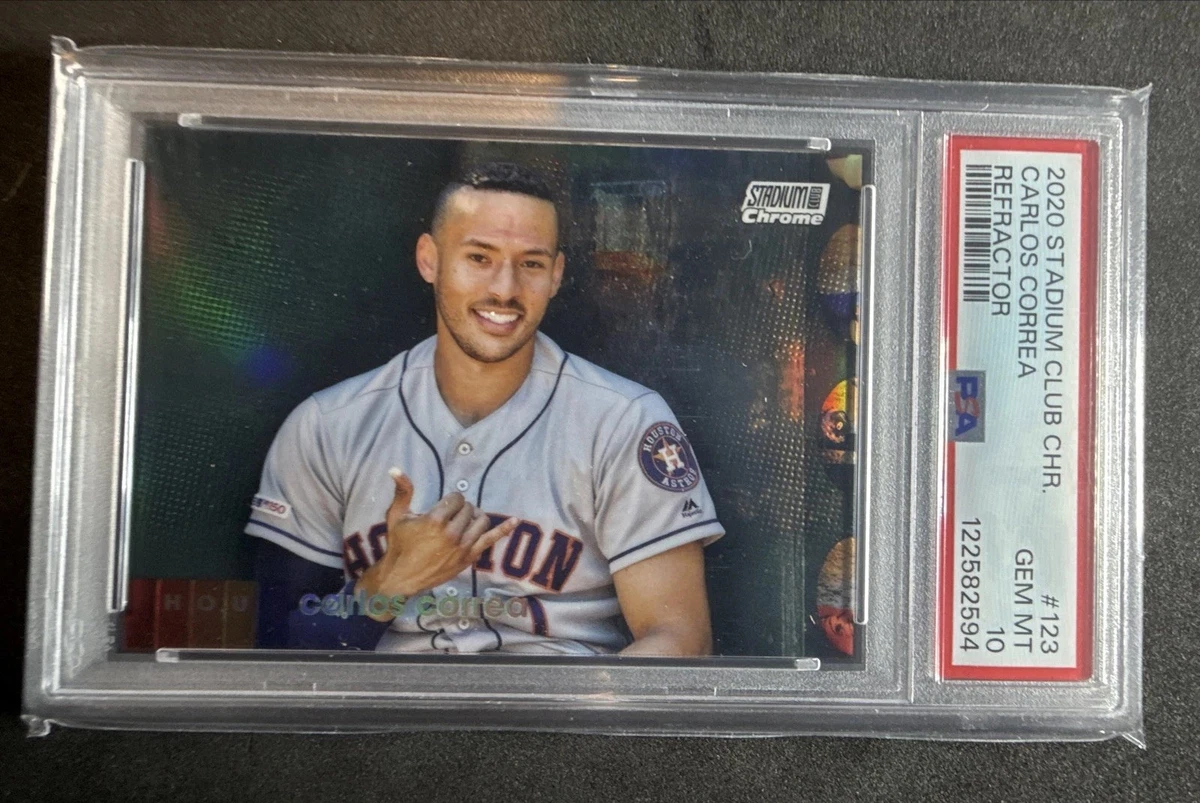 Carlos Correa Professional Sports Authenticator (PSA) Baseball