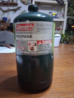 Coleman Propane Camping Fuel Pressurized Cylinder 16 Oz - (2 Pack) Brand New
