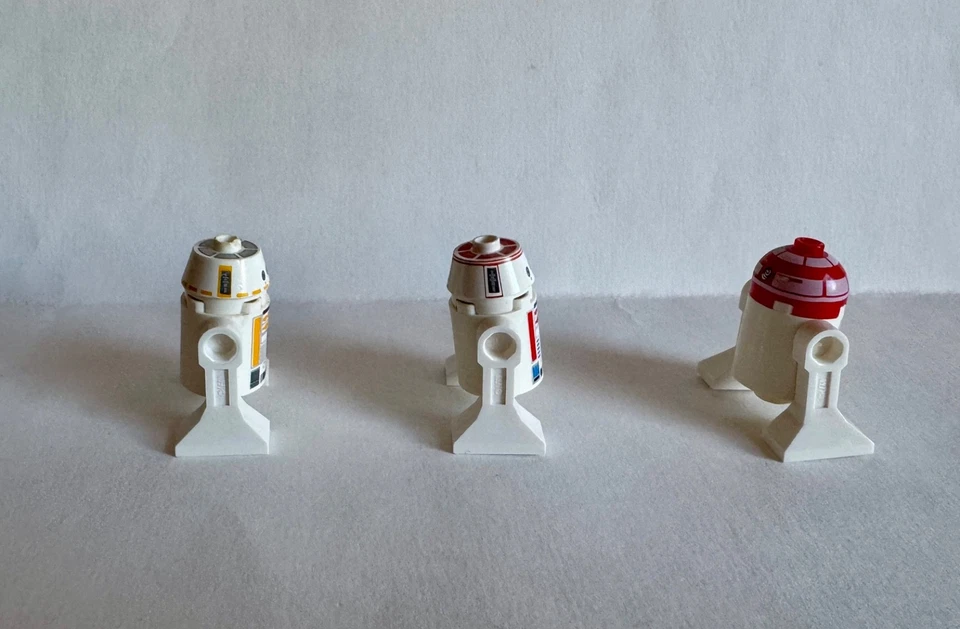 Lego Star Wars Minifigura Droide Astromecánico R5-D8, R5-F7, R3-T2 - Lote de 3 Foto 4 de 4