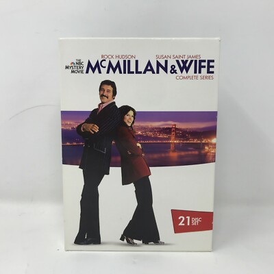 McMillan & Wife The Complete Series DVD Box Set Rare 21 Disc Set  