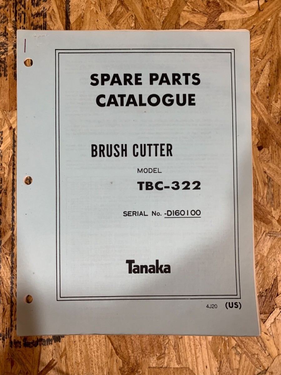 Tanaka BrushCutter TBC-322, Tanaka Parts Catalogue | eBay