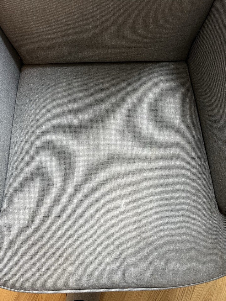 Ikea Strandmon wing armchair chair Dark grey eBay