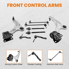 Suspension Kit Front Lower Control Arms Ball Joint Tierods for Ford Fusion 13-17